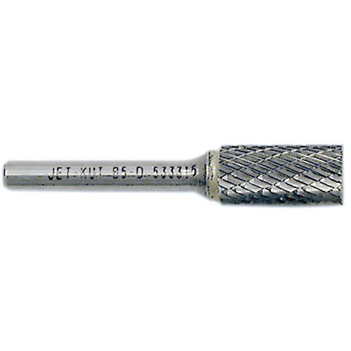 JET-KUT Cylindrical Shape Burr with End Cut, 1/4" Dia., 1/4" Shank, 5/8" Depth of Cut Distribution Industrielle GC