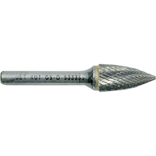 G3-D JET-KUT&reg; Tree Shape Burr with Pointed End, 3/8" Dia., 1/4" Shank, 3/4" Depth of Cut Distribution Industrielle GC