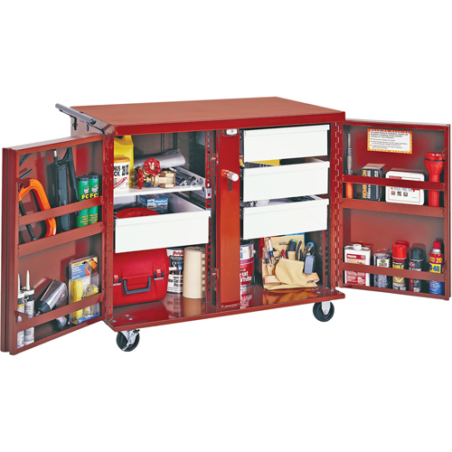 &eacute;tabli roulant, 43-7/8" la x 38-1/2" h x 26-7/8" p, Capacit&eacute; de 21,7 pi³ Distribution Industrielle GC