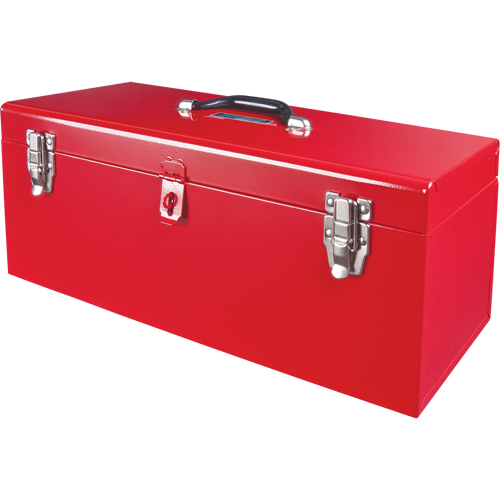 Coffre &agrave; outils portatif ATB100 avec plateau en m&eacute;tal pour outils, 8-3/4" P x 21" la x 9" h, Rouge Distribution Industrielle GC