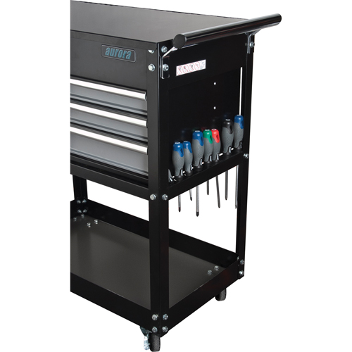 Utility Cart, 4 Drawers, 18" L x 33" W x 39" H, Black Distribution Industrielle GC