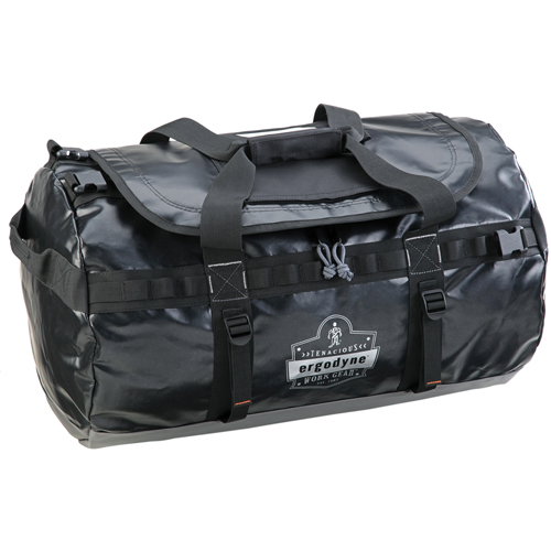 Water Resistant Duffel Bags, Vinyl, 1 Pockets, Black Distribution Industrielle GC