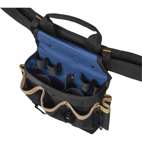 Combin&eacute;s de ceinture &agrave; outils &agrave; 20 pochettes, Polyester, Noir Distribution Industrielle GC