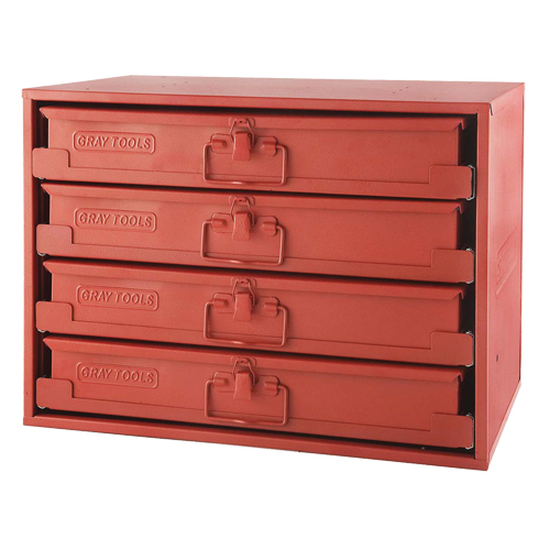 Compartment Rack With 4 Compartment Boxes, 4 Slots, 20-1/2" W x 12-1/2" D x 14-5/8" H, Red Distribution Industrielle GC