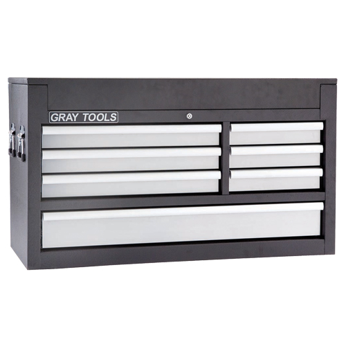 Top Chest - 7 Drawers, 41-1/2" W, 7 Drawers, Black Distribution Industrielle GC