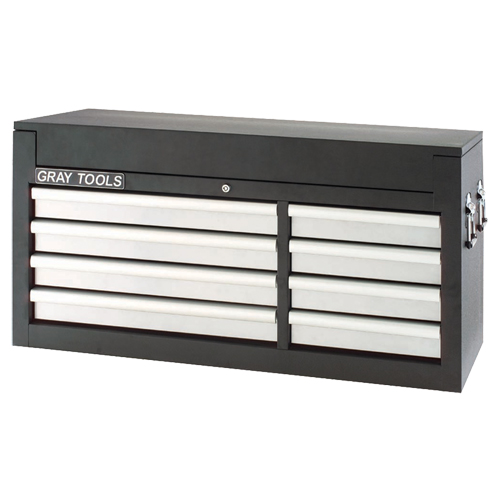 Top Chest - 8 Drawers, 41-1/2" W, 8 Drawers, Black Distribution Industrielle GC