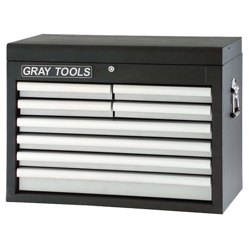 Top Chest - 8 Drawers, 26" W, 8 Drawers, Black Distribution Industrielle GC