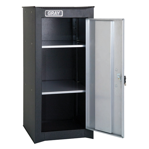 Side Rider Cabinet, 2 Drawers, 14-3/4" W x 18" D x 33-3/4" H, Black Distribution Industrielle GC
