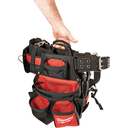 Ceinture de travail a/m&eacute;canisme de suspension pour entrepreneur, Nylon, Noir Distribution Industrielle GC