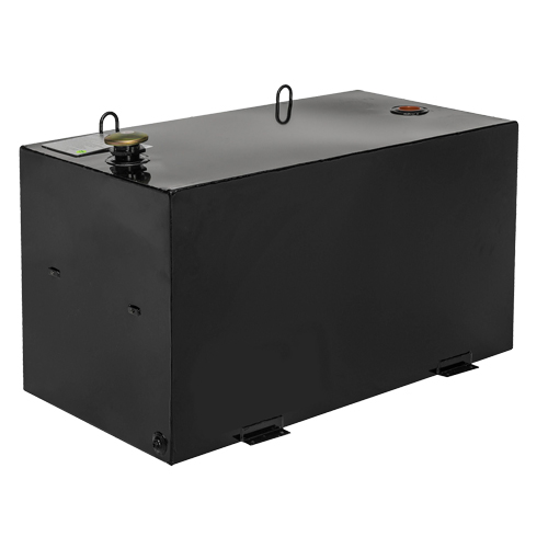R&eacute;servoir de transfert pour carburant en acier, Acier, Capacit&eacute; 100 gal., Noir Distribution Industrielle GC