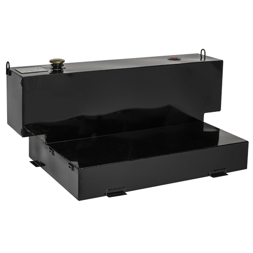 R&eacute;servoir de transfert pour carburant en acier, Acier, Capacit&eacute; 100 gal., Noir Distribution Industrielle GC