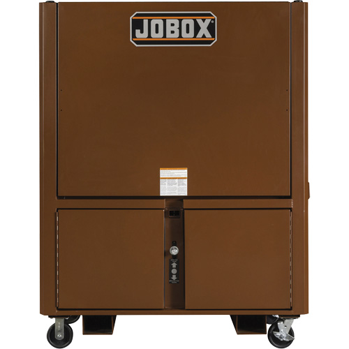 Field Office Jobsite Box, 33" W x 63" D x 80" H, Steel, Red Distribution Industrielle GC