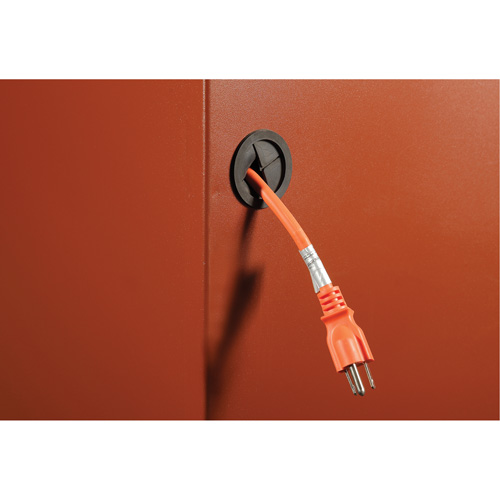 Field Office Jobsite Box, 33" W x 63" D x 80" H, Steel, Red Distribution Industrielle GC