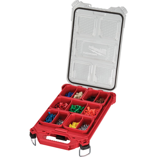 Organisateur profil&eacute; et compact Packout, 16-2/5" x 9-3/4" x 2-1/2", Noir/Rouge Distribution Industrielle GC