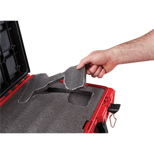 Coffre &agrave; outils avec partitions ajustables Packout, 20-7/10" x 15-1/5" x 6-1/5", Noir/Rouge Distribution Industrielle GC