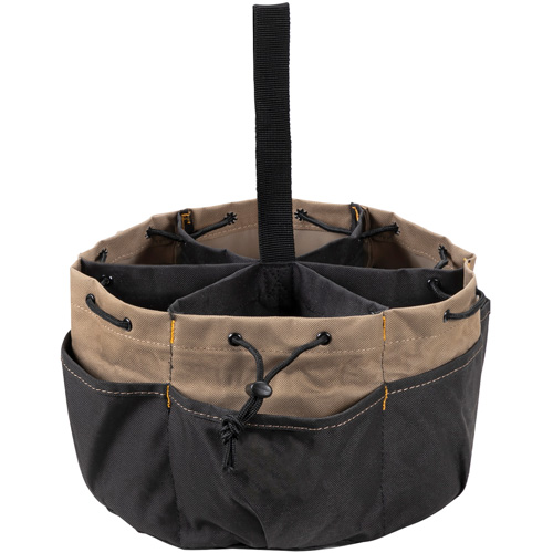 BUCKETBAG Tool Bag, Polyester, 18 Pockets, Black Distribution Industrielle GC
