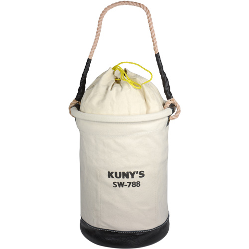 Sac &agrave; outils avec sommet style parachute, 11-1/2" lo x 11-1/2" la x 16" h, Toile, Beige Distribution Industrielle GC