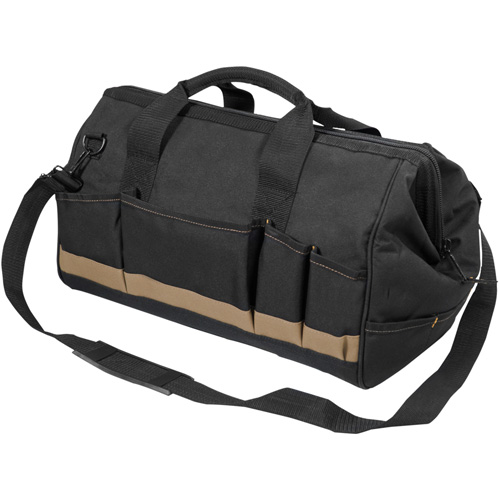 MEGAMOUTH Tool Bag, Polyester, 25 Pockets, Black Distribution Industrielle GC