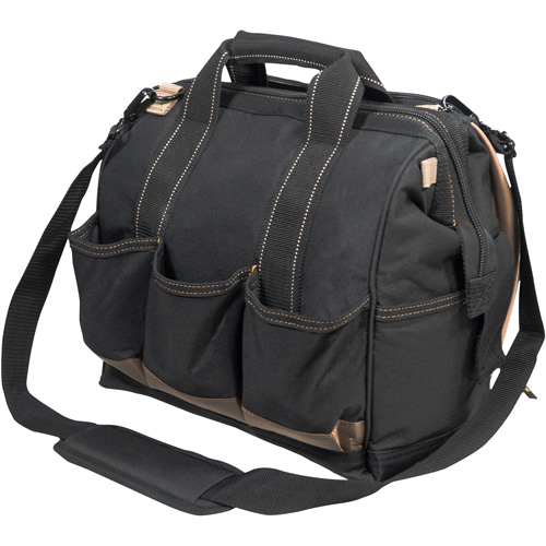 Porte-outils &agrave; compartiments multiples, Polyester, 33 pochettes, Noir Distribution Industrielle GC
