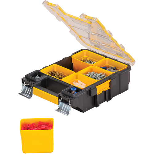 Organisateur de format moyen PRO, 4-1/2" la x 10-1/4" p x 13-3/5" h, Noir/Jaune Distribution Industrielle GC