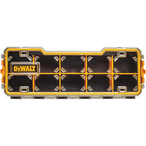 Compartment Pro Organizer, 6-5/8" W x 17-5/8" D x 2-7/8" H, Black/Yellow Distribution Industrielle GC