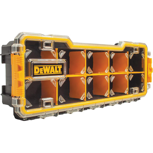 Compartment Pro Organizer, 6-5/8" W x 17-5/8" D x 2-7/8" H, Black/Yellow Distribution Industrielle GC