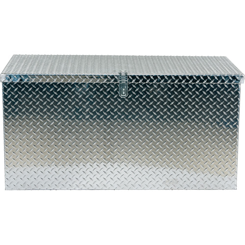 Boîte &agrave; outils portative en t&ocirc;le larm&eacute;e d'aluminium, 25-1/16" P x 49-1/4" la x 24" h, Argent Distribution Industrielle GC