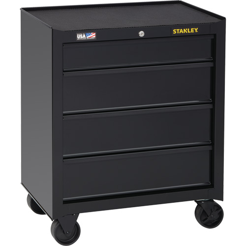 100 Series Rolling Tool Chest, 4 Drawers, 26-1/2" W x 18" D x 32" H, Black Distribution Industrielle GC