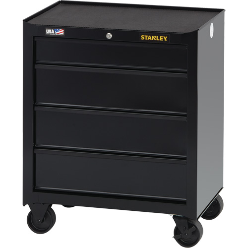 100 Series Rolling Tool Chest, 4 Drawers, 26-1/2" W x 18" D x 32" H, Black Distribution Industrielle GC