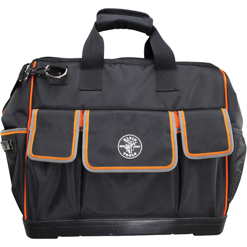 Tradesman Pro Wide-Open Tool Bag, Ballistic Nylon, 42 Pockets, Black Distribution Industrielle GC