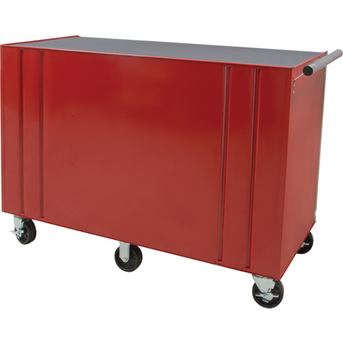 Chariot &agrave; outils industriel, 12 tiroirs, 56" la x 24-1/2" p x 38-1/8" h, Rouge Distribution Industrielle GC