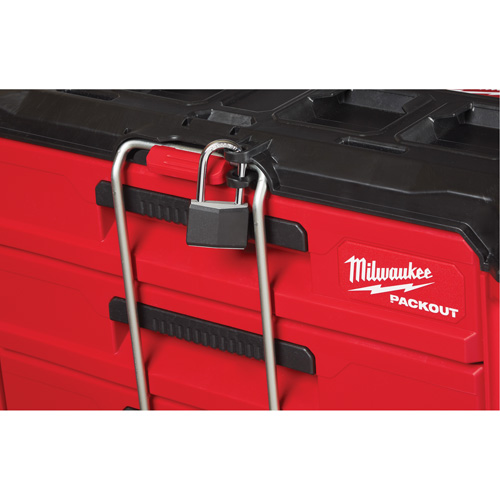 Boîte &agrave; outils avec 3 tiroirs Packout, 16-1/3" x 14-1/3" x 22-1/5", Noir/Rouge Distribution Industrielle GC