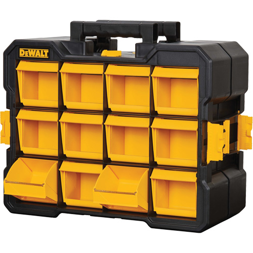 Organisateur Flip-Bin, 3-7/8" la x 17-3/4" p x 13-7/8" h, Noir/Jaune Distribution Industrielle GC