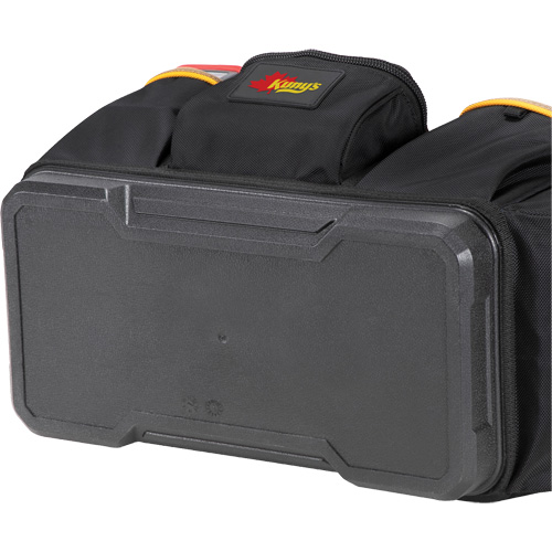 Molded Base Open-Top Tool Box, Ballistic Polyester, 17 Pockets, Black/Blue Distribution Industrielle GC