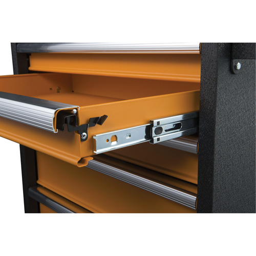 Coffre &agrave; outils de s&eacute;rie GSX, 26" la, 4 tiroirs, Noir/Orange Distribution Industrielle GC
