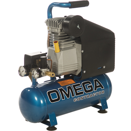Portable Contractor Series Compressors - Oil Lube, Direct Drive, Electric, 2.6 Gal. (3.2 US Gal), 125 PSI, 115/1 V Distribution Industrielle GC