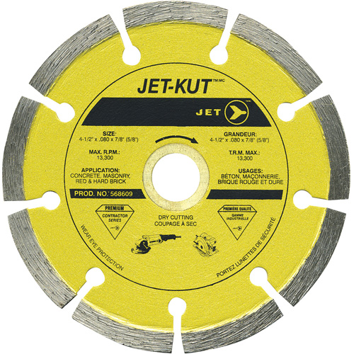 JET-KUT Premium Segmented Diamond Blade Distribution Industrielle GC