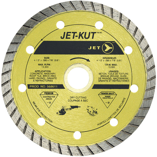 JET-KUT Premium Turbo Diamond Blade Distribution Industrielle GC
