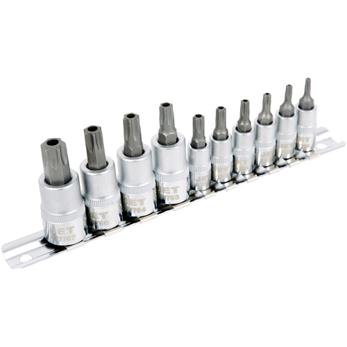 SS1438-10TB 10-Piece 1/4" & 3/8" Drive Tamperproof TORX&reg; Bit Socket Set Distribution Industrielle GC