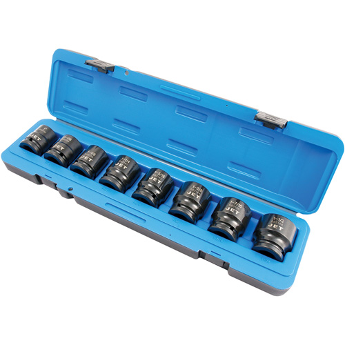 Jeu de douilles SAE PS834, 8 Mcx, Chocs, Prise de 3/4" Distribution Industrielle GC