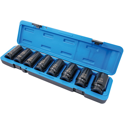 Jeu de douilles SAE &agrave; 6 pans PS834D, 8 Mcx, Chocs, Prise de 3/4", Profond Distribution Industrielle GC