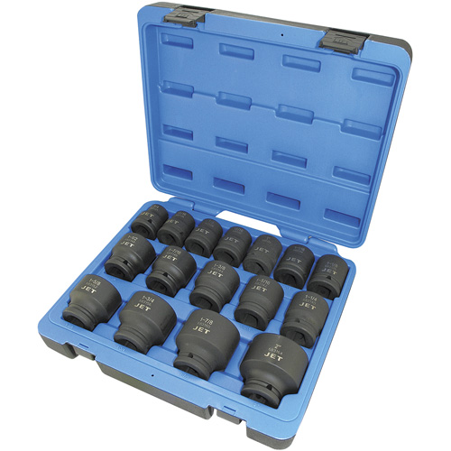 Jeu de douilles SAE &agrave; 6 pans PS1634, 16 Mcx, Chocs, Prise de 3/4" Distribution Industrielle GC