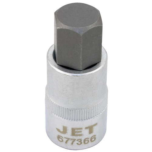 Bit Socket, Hex, 14 mm x 2" L, 1/2" Drive Distribution Industrielle GC