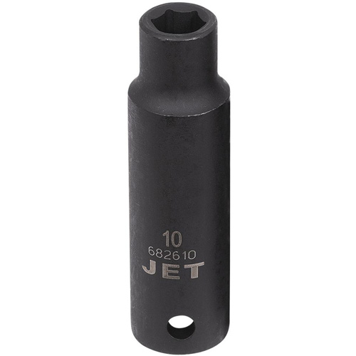 Douille, Chocs, 10 mm, Prise 1/2", 6 pans, Profond Distribution Industrielle GC