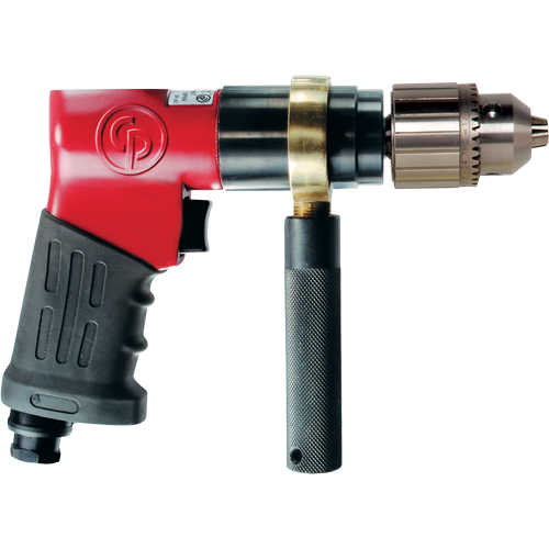 Perceuse r&eacute;versible, 15 pi³/min, 1/4" NPTF, 3/8" mandrin Distribution Industrielle GC