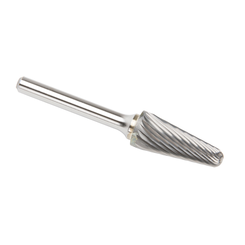 CLEVELAND Solid Carbide Burrs - Taper Shape Radius End 14°, 1/4" Shank Distribution Industrielle GC