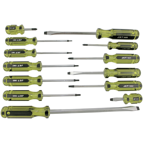 JHMSS-13 Jumbo Handle Mechanic's Screwdriver Set, 13 Pcs., Magnetic Distribution Industrielle GC