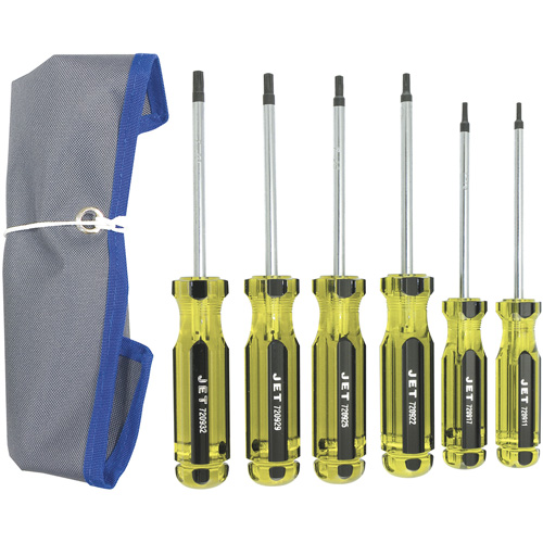 Jeu de tournevis &agrave; manche g&eacute;ante TORX JHTSS-6, 6 Distribution Industrielle GC