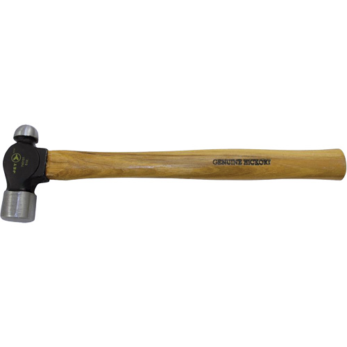 Heavy-Duty Hickory Handle Ball Pein Hammer, 24 oz. Head Weight, Plain Face, Wood Handle Distribution Industrielle GC