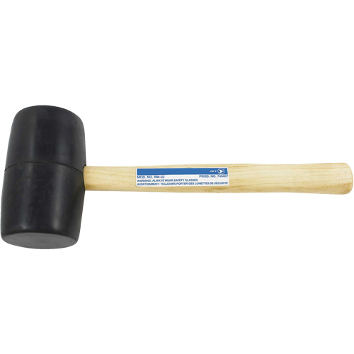 RM-32 Rubber Mallet, 32 oz., Wood Handle, 13-1/2" L Distribution Industrielle GC